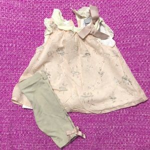 Tahari baby 6-9 m sun dress with pants